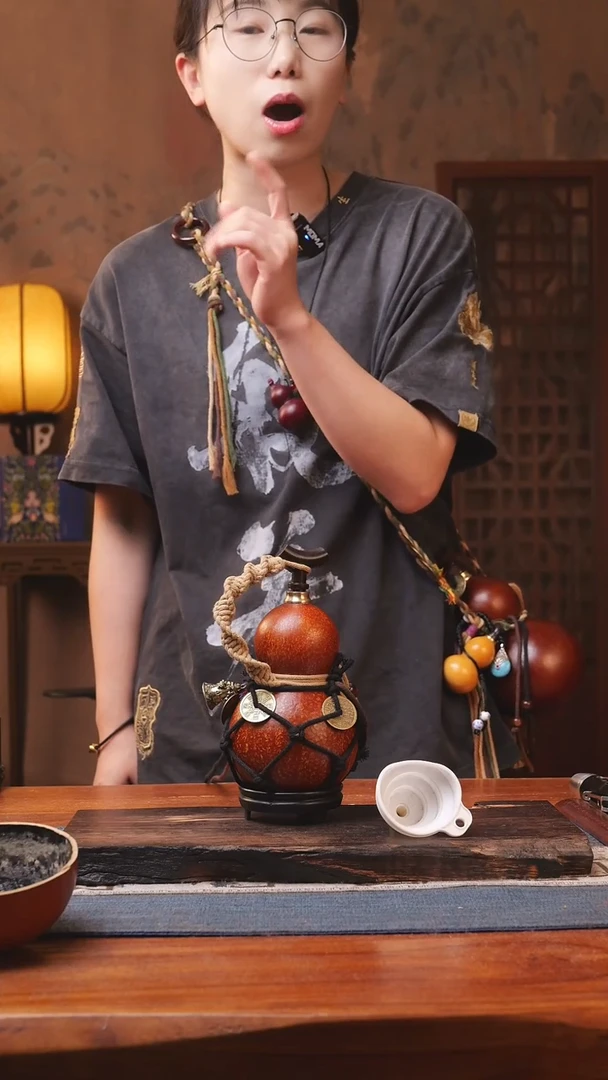1726号精品大漆葫芦防腐防渗装水茶酒