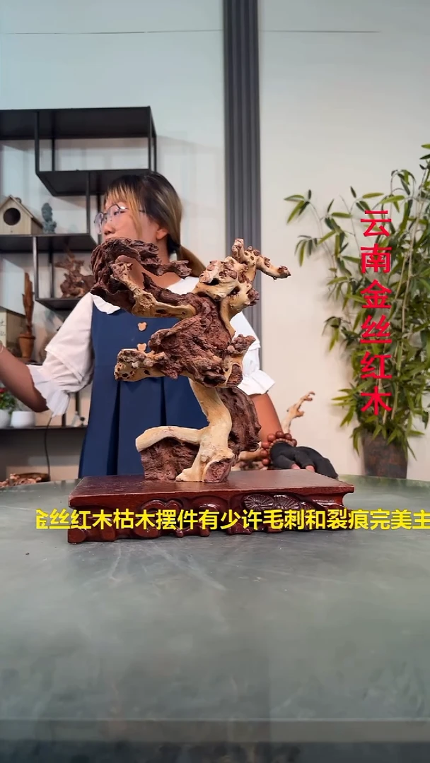 木花**虫C391金丝红木金丝红木