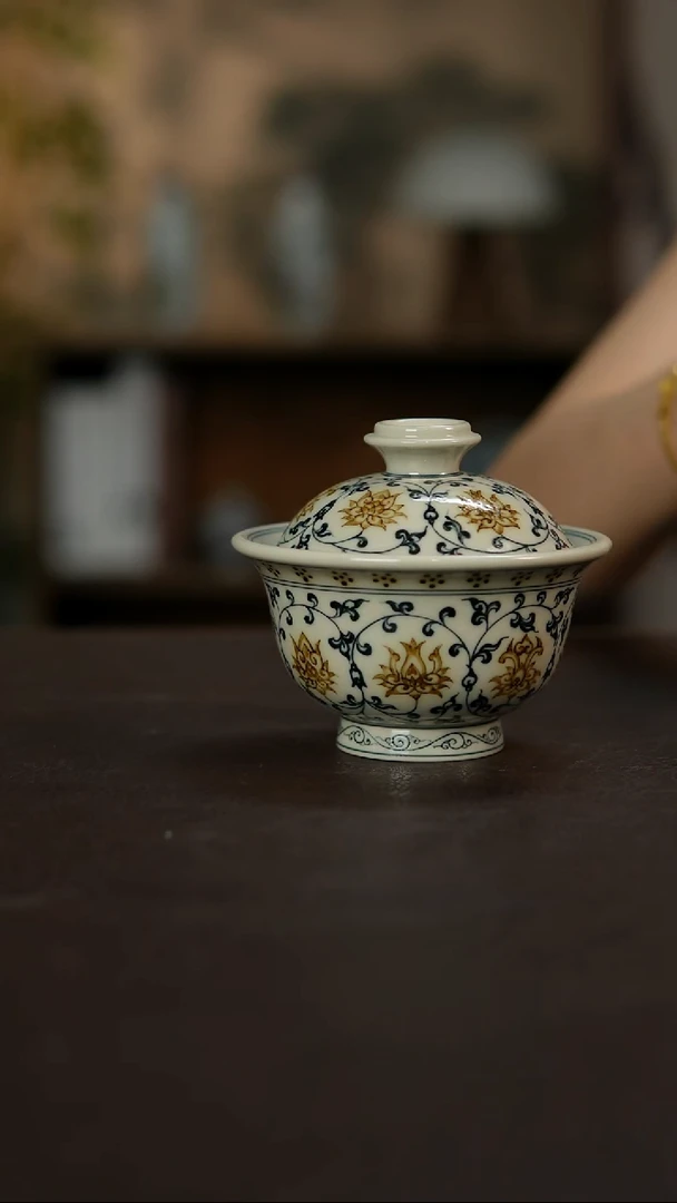 杯景德镇陶瓷杯碗柴烧多人