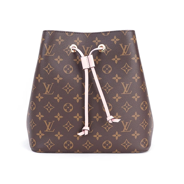 99新 LouisVuitton/路易威登 NEONOE粉水桶包 原盒