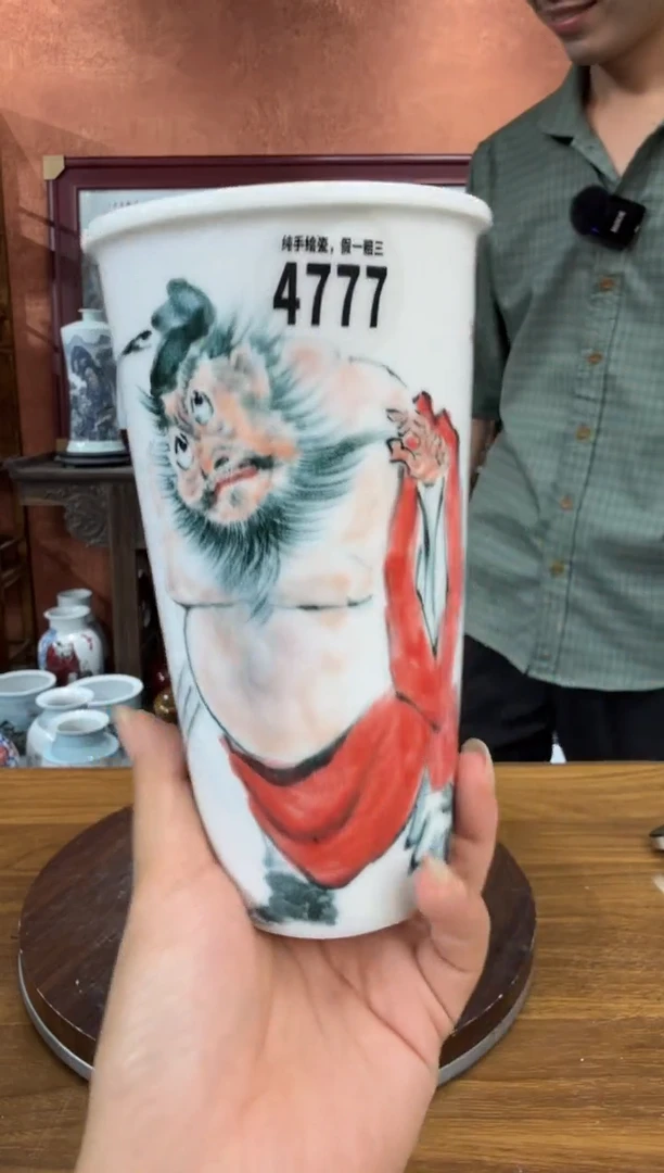 吴义松陶盟手工手绘陶瓷编码：4777