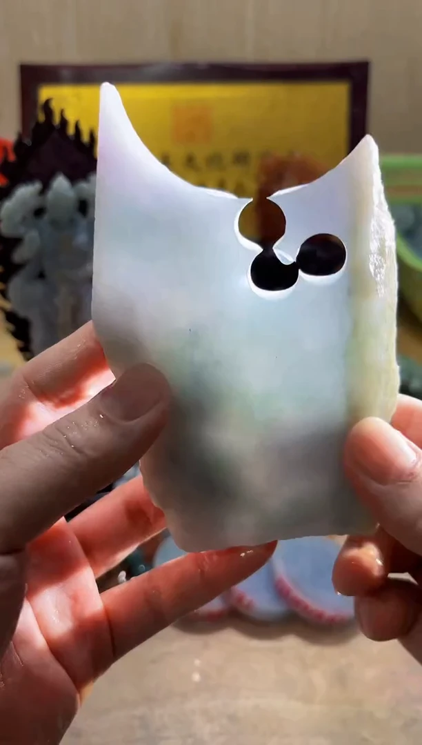 未镶嵌挂件翡翠A货常璀6815