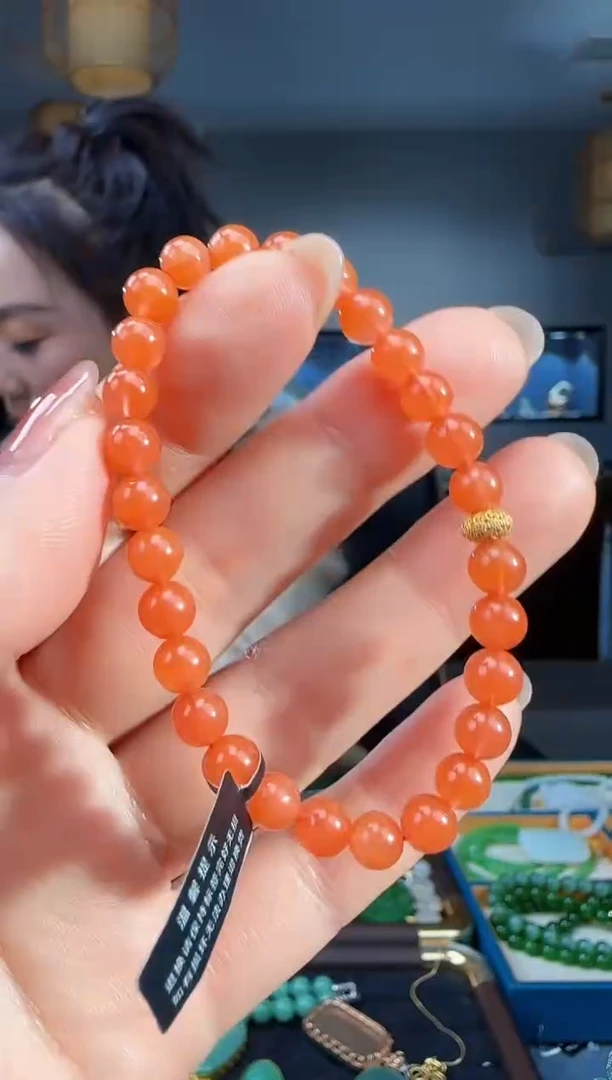 未镶嵌手链南红玛瑙1