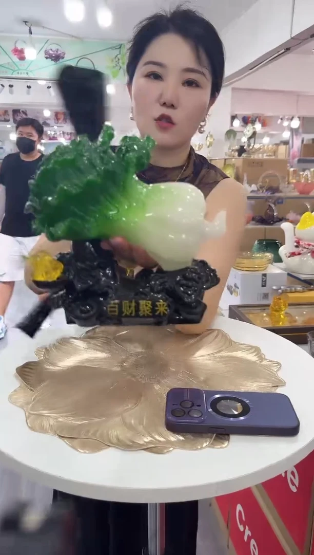 树脂瑞波花瓶花器Y-晚6