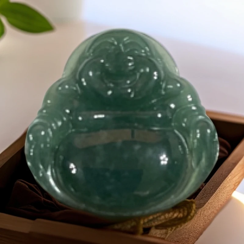 天然翡翠冰种佛公