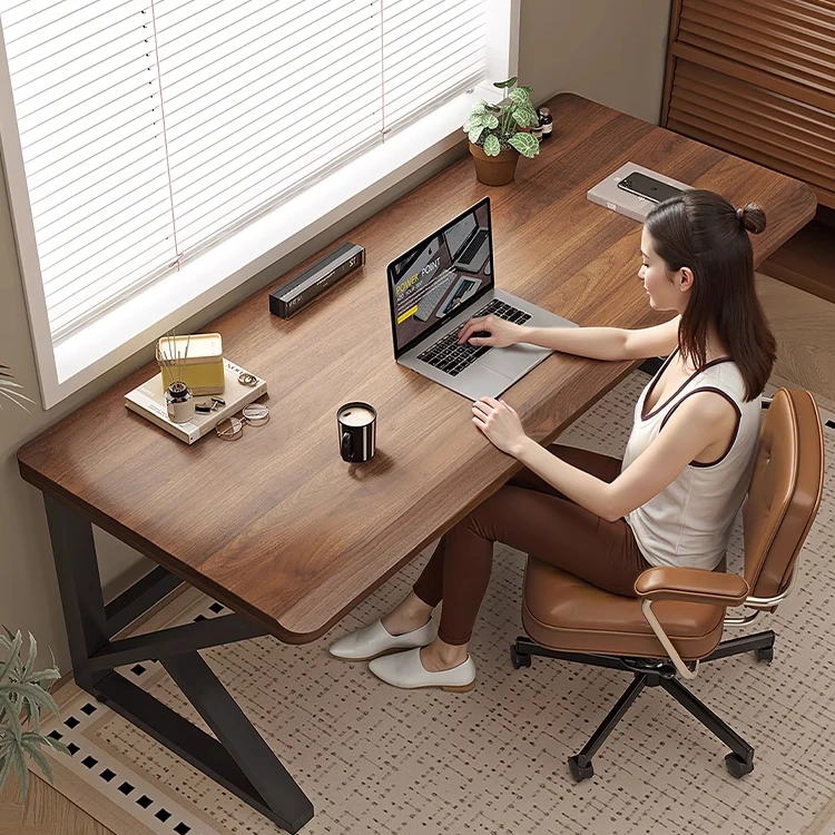 实木双人电脑桌桌子多功能大长书桌学习桌儿童电竞桌家用实木书桌