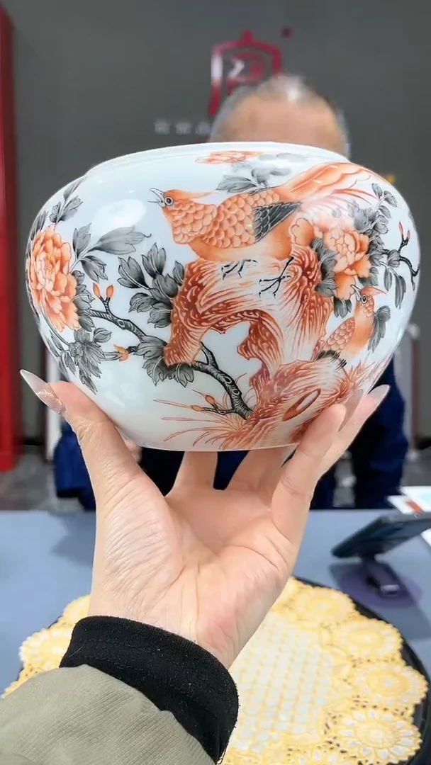 【闪购商品】官窑瓷画院506官窑瓷画院锦堂富贵水洗