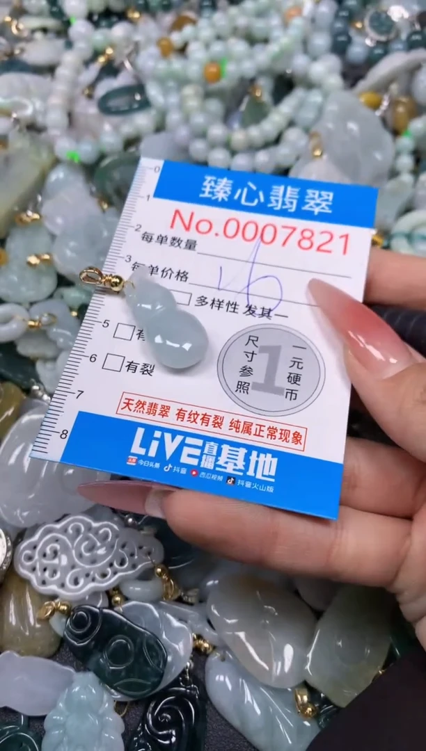 【闪购商品】翡翠颈饰未镶嵌含绳0007821