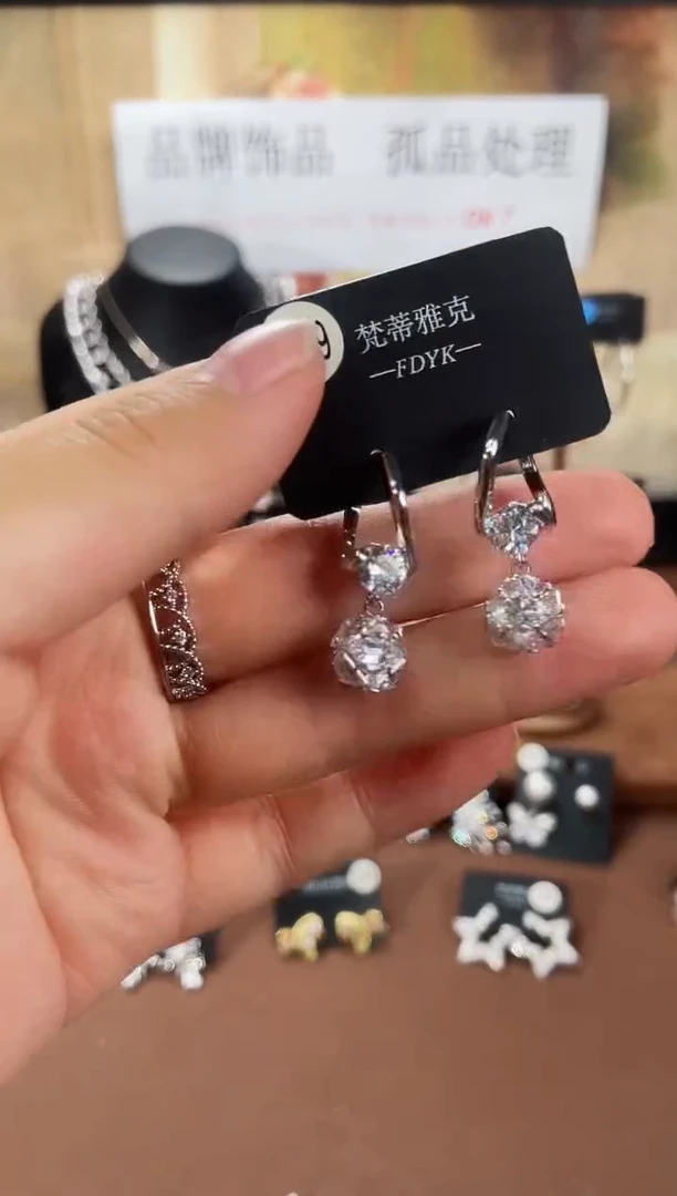 合金925银锆石梵2409
