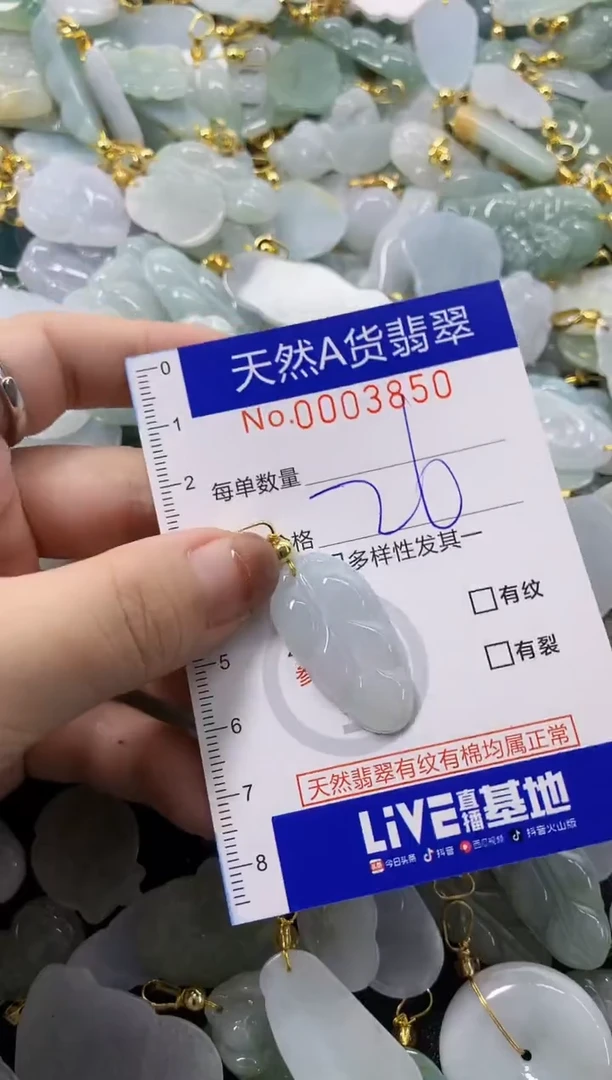 颈饰未镶嵌翡翠天然A货翡翠