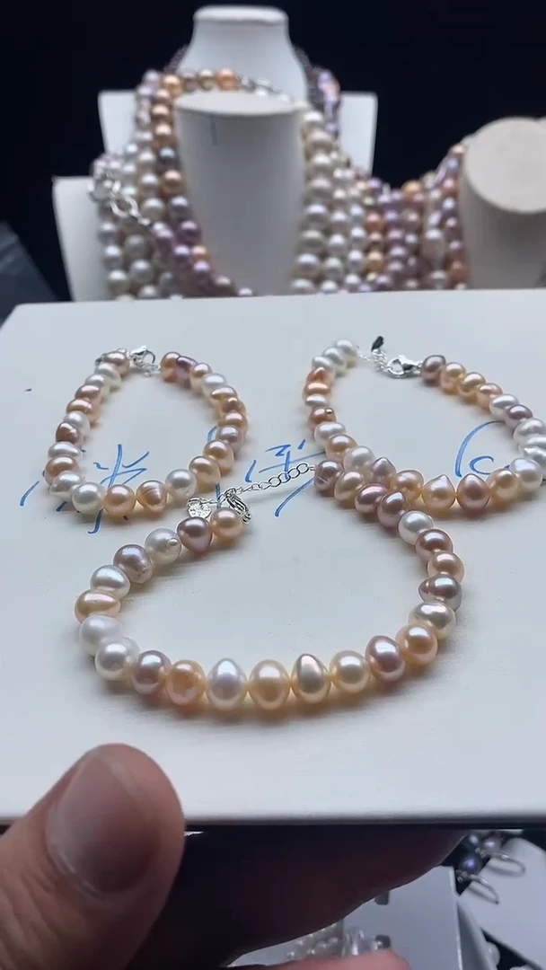 【闪购商品】淡水珍珠吊坠(不含链)合金1