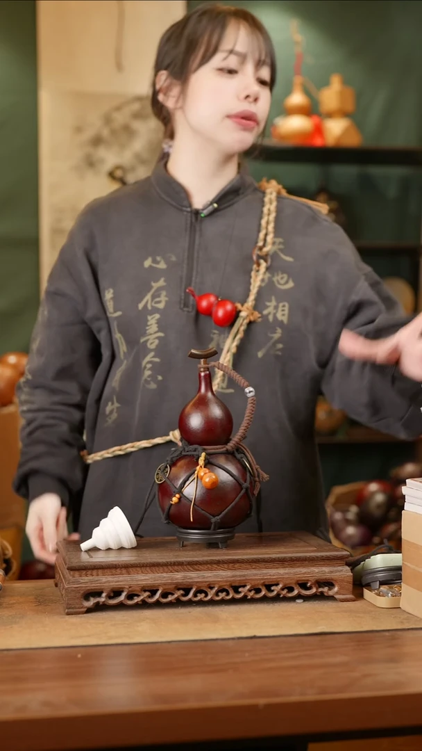 165号精品天然大漆酒葫芦一物一拍~