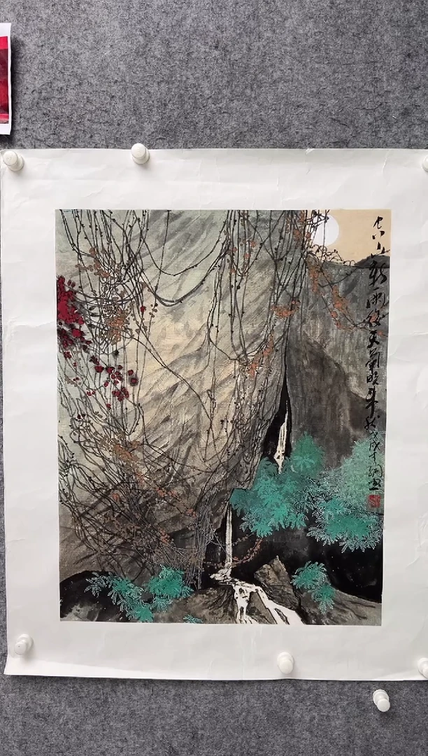 国画李纲-5平尺-国画作品