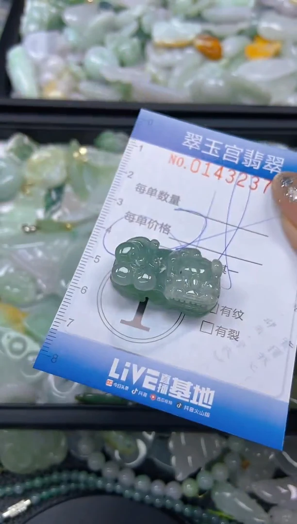 翡翠未镶嵌颈饰闪购0143237