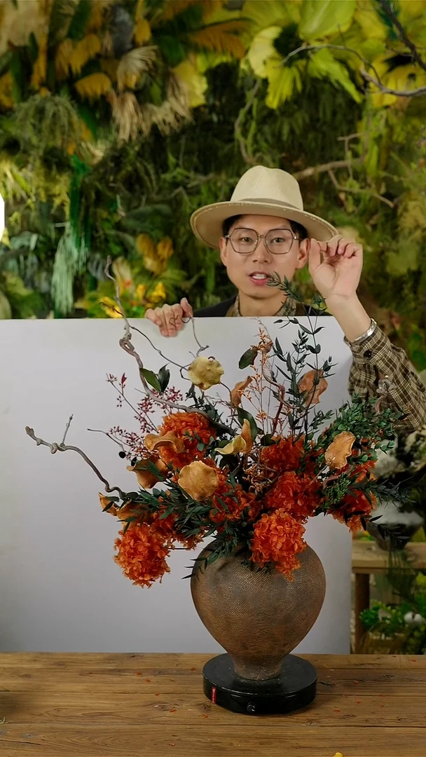 永生花一物一拍连花带瓶