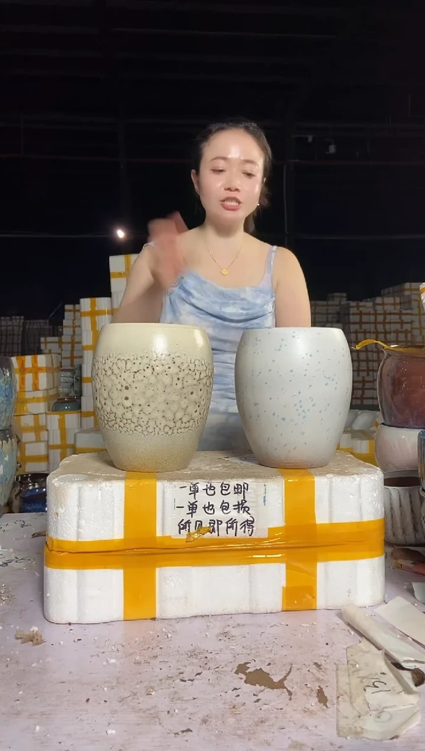 宜兴紫砂粗陶花盆15/20