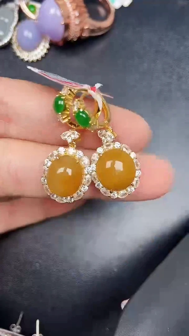 银S925镶嵌戒指翡翠2300