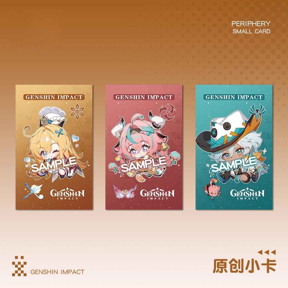 【蜗喵】爱可菲瓦雷莎伊法小卡游戏周边