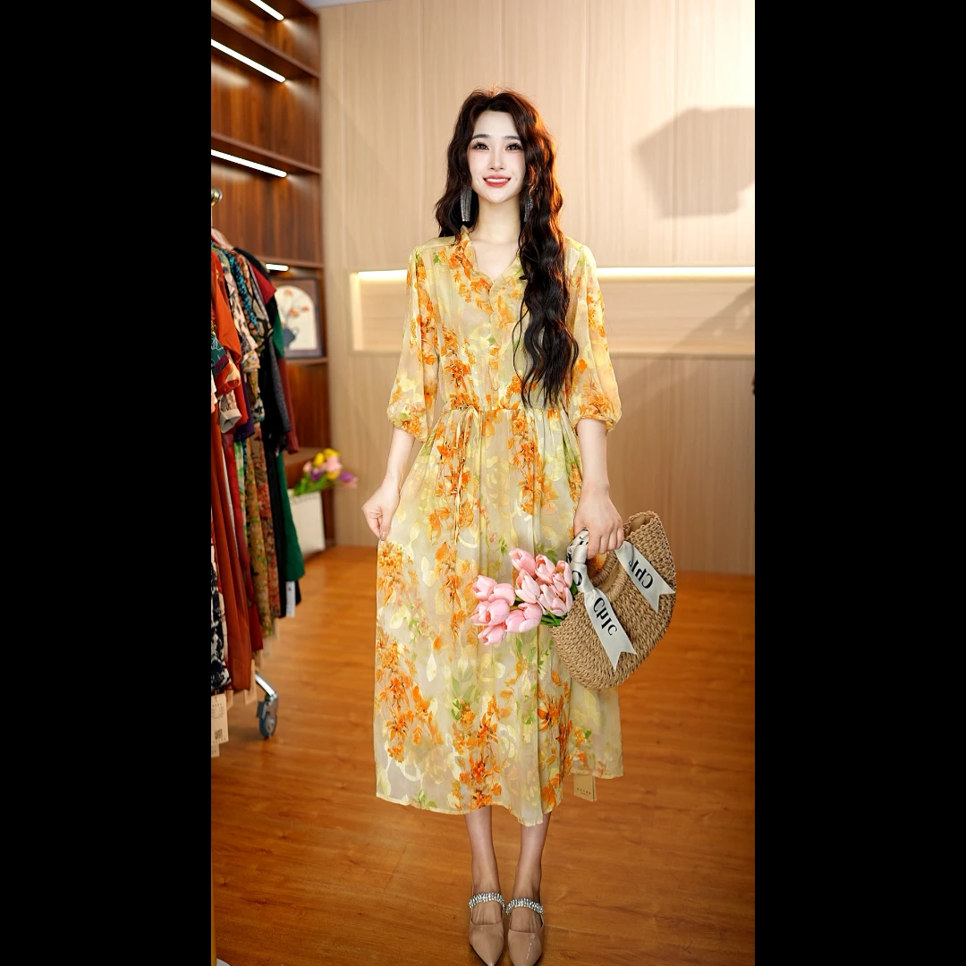 2266-20【罗马假日】新款女士夏季连衣裙