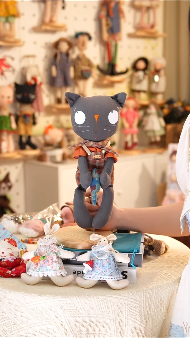 棉设计师款—可可猫（不带支架）