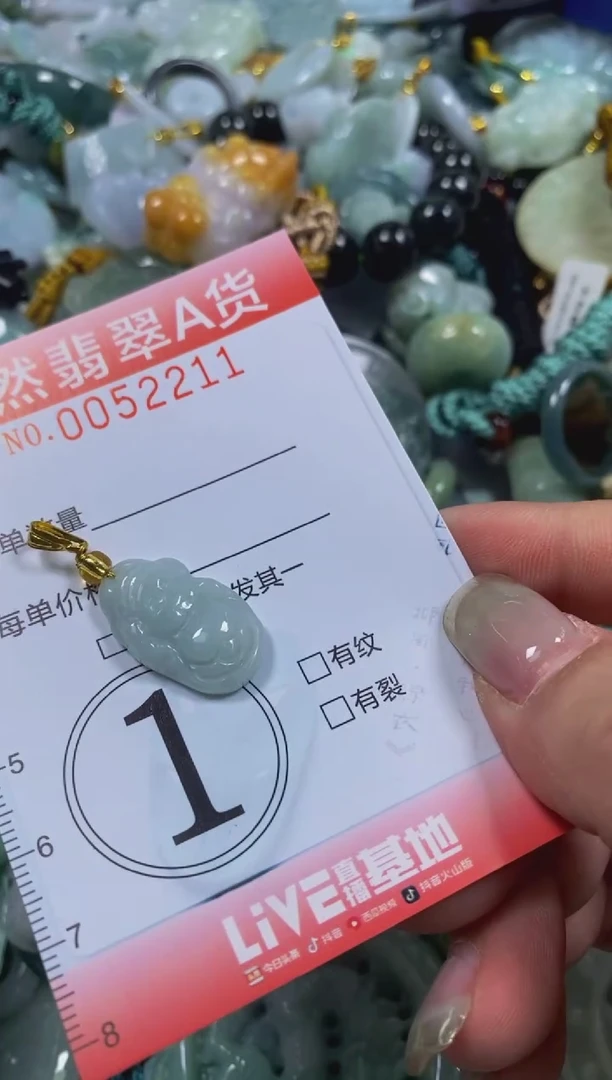 翡翠未镶嵌颈饰闪购0052211