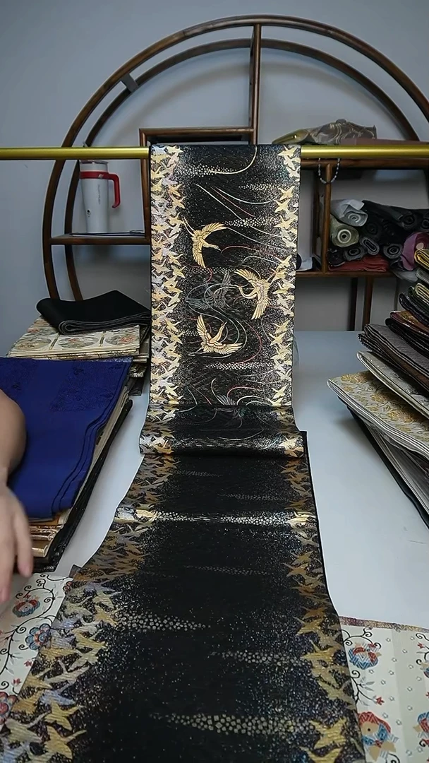 织绣11西阵织四通夏带