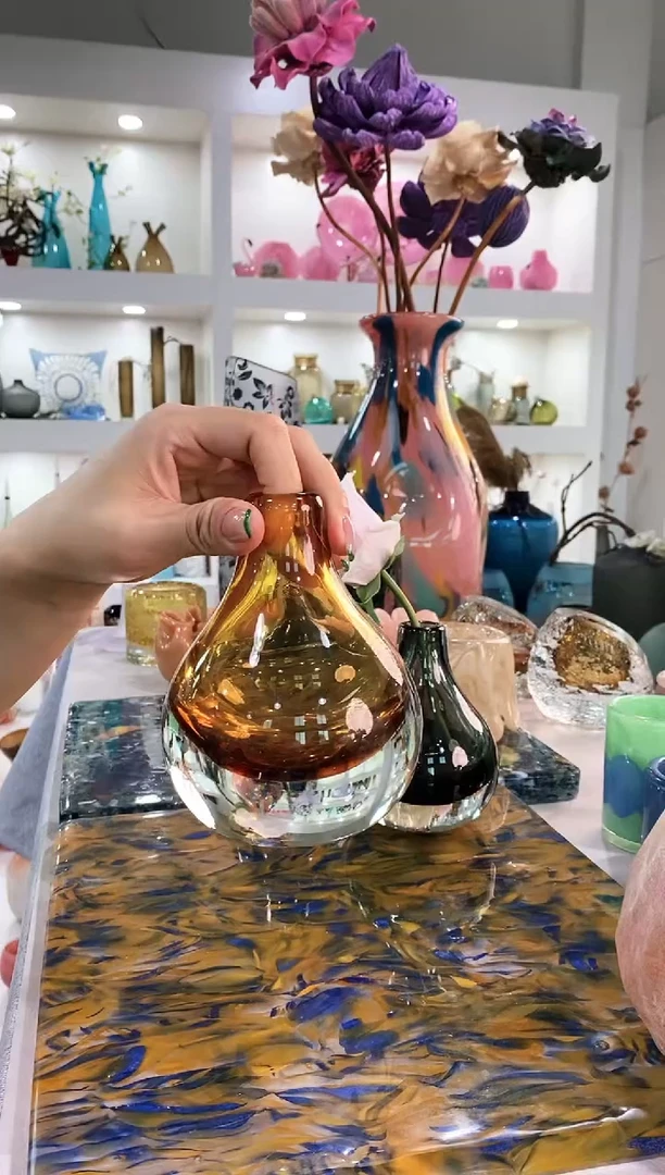 懂*慕忆家手作琉璃花瓶