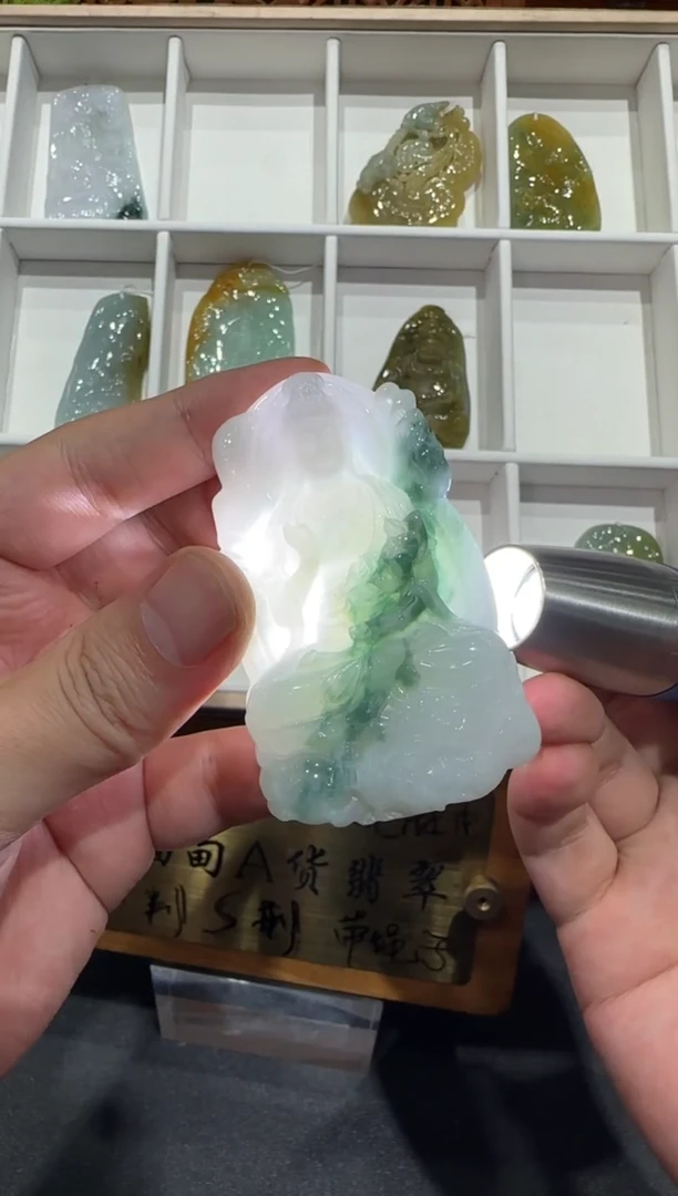 未镶嵌挂件翡翠A货翡翠多样性孤品