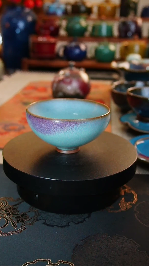 【闪购商品】瓷片738 炭烧鸡心杯   钏 
