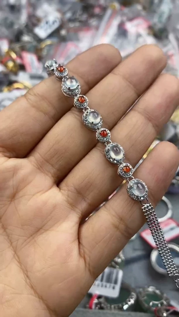 银S925镶嵌戒指翡翠888                3