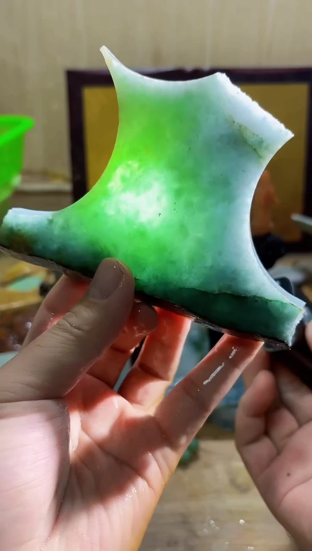 未镶嵌挂件翡翠A货常星4160