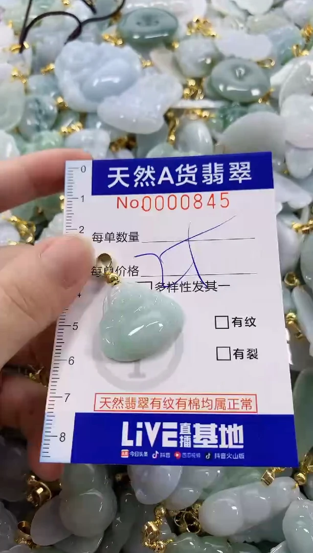 颈饰未镶嵌翡翠天然A货翡翠