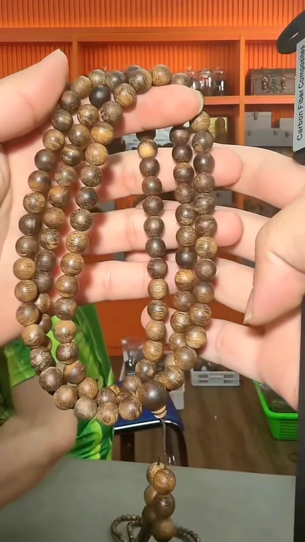 沉香手串215号长串大叻37g0.9多样性发一
