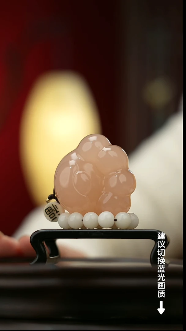 玉【小猫爪】天然玉石手把件