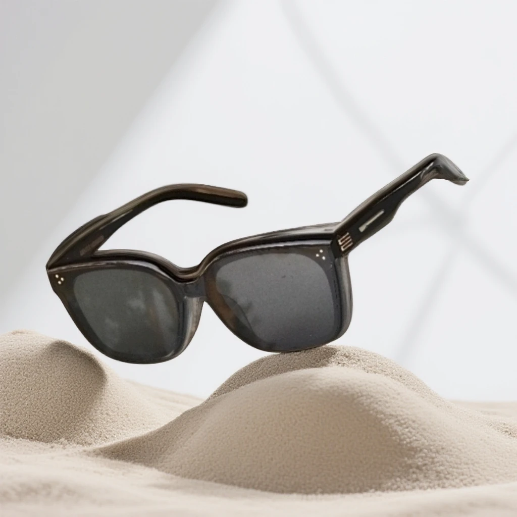 【梅-直1-01】12/30（JZ）黑色网红潮流精美百搭街拍时尚个性 墨镜