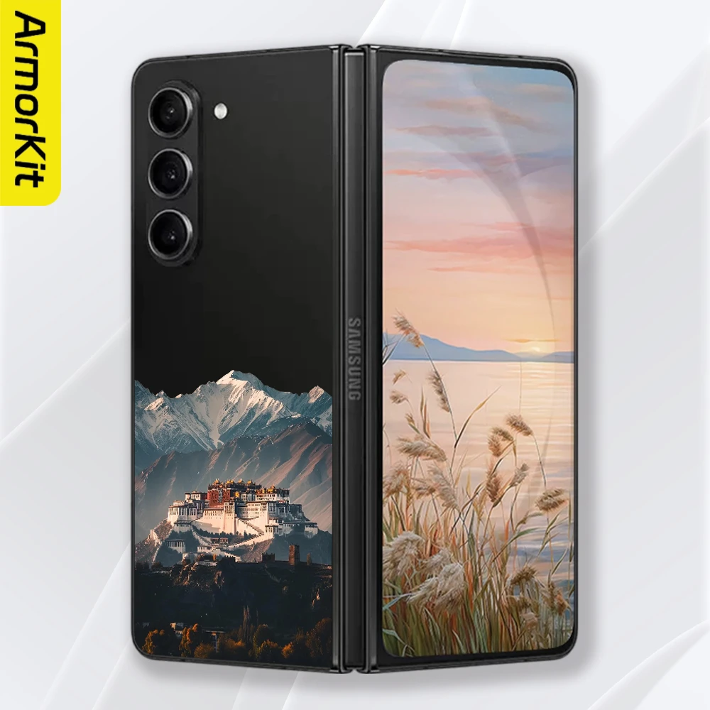 适用三星ZFold5/W25手机壳布达拉宫SumsungW24/W23/Fold6折叠手机