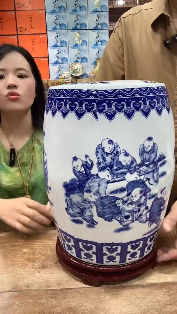 其他景德镇陶瓷青花米缸