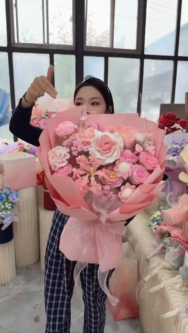 非遗手工定制花束，孤品清仓！！