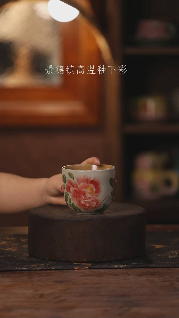 陶瓷景德镇高温釉下手绘陶瓷482