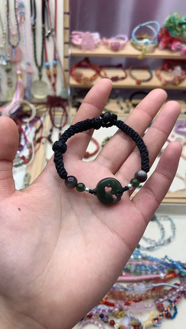 【闪购商品】和田玉手绳未镶嵌手工编织和田玉手绳