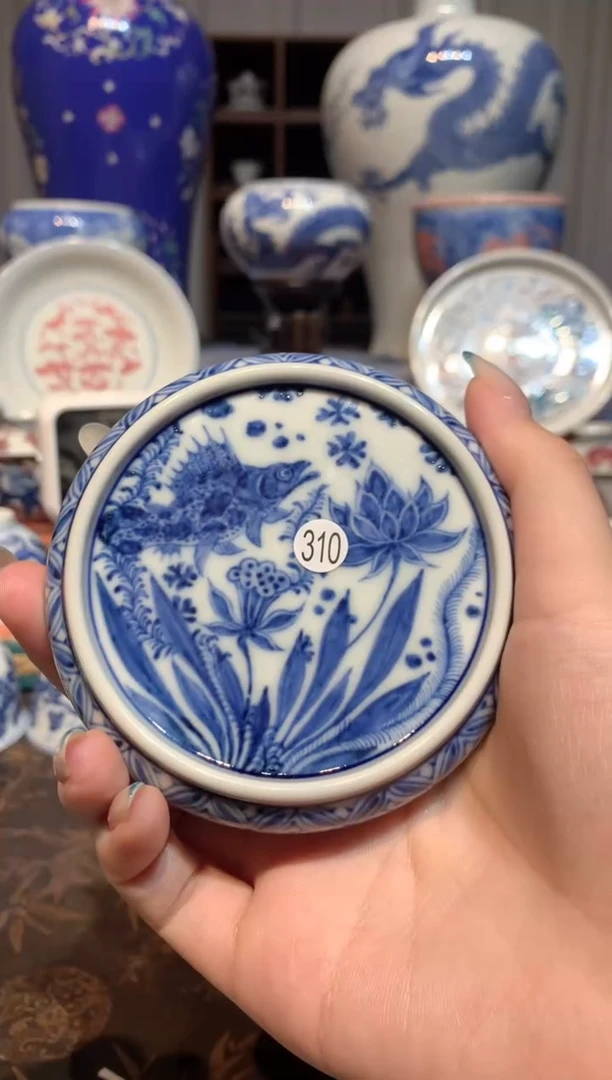 小***n310青花盖置盖置