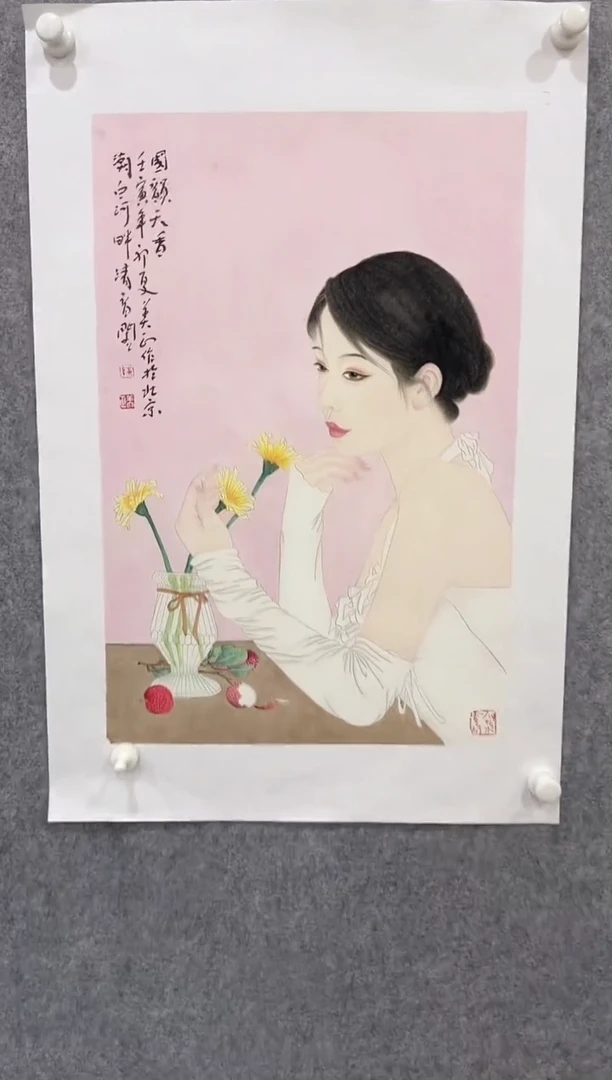 国画陈美正-2.7平尺-国画作品