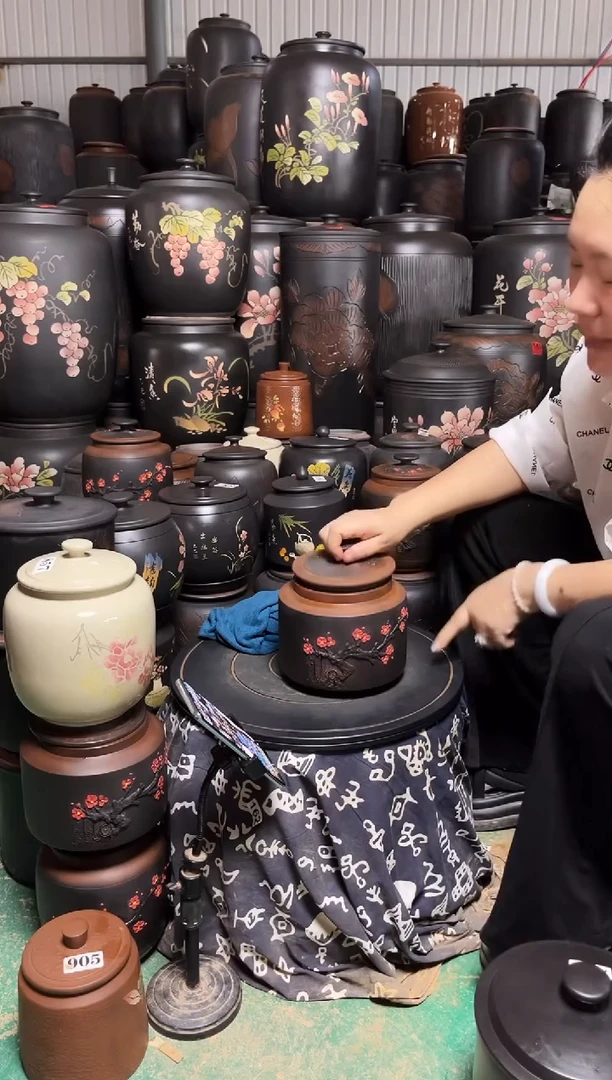 罐大大瑕疵茶叶罐 德钟红梅 903