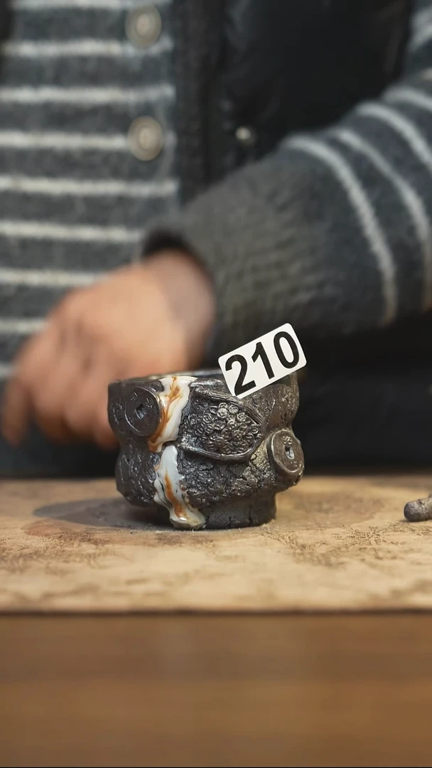 陶瓷茶器茶具主人杯210微瑕