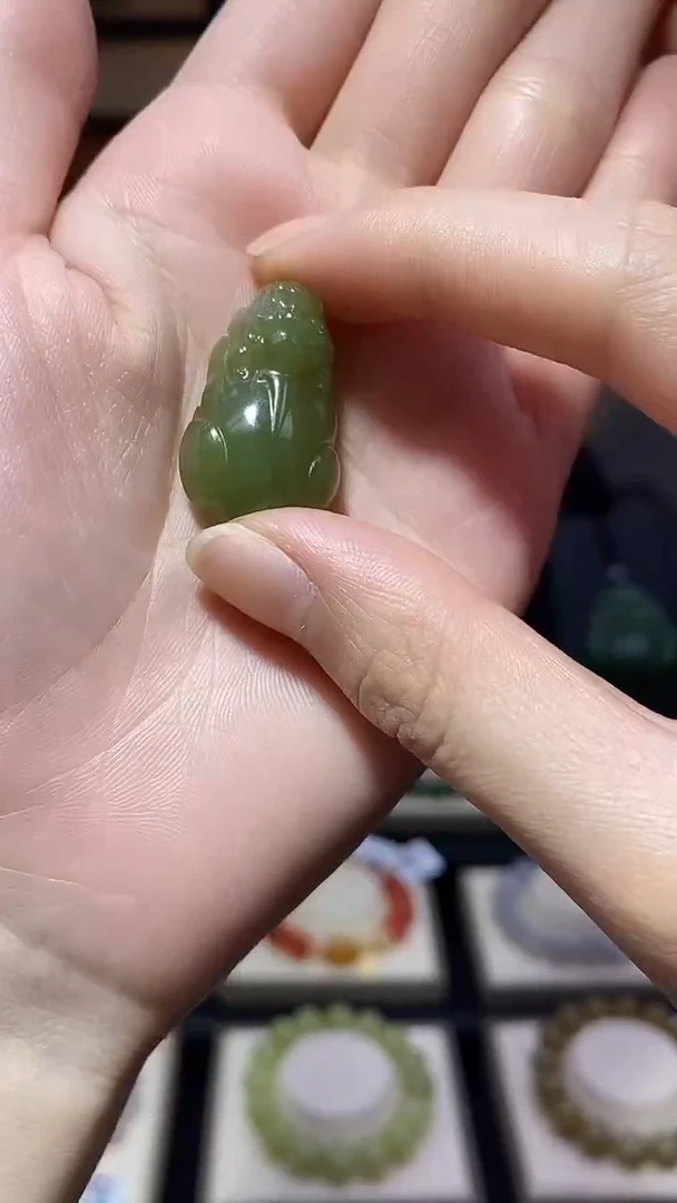 吊坠(不含链)未镶嵌和田玉和田玉貔貅吊坠