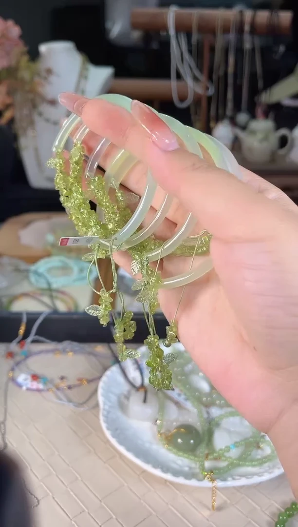 手链未镶嵌橄榄石多样性发货其一