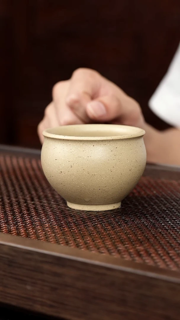 茶壶紫砂黄金段圆融杯