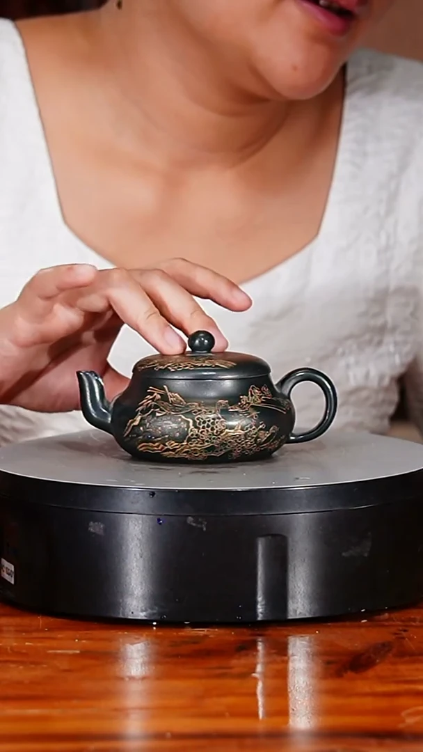 宜兴原矿紫砂壶茶壶150C
