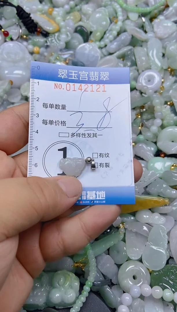 翡翠未镶嵌颈饰闪购0142121