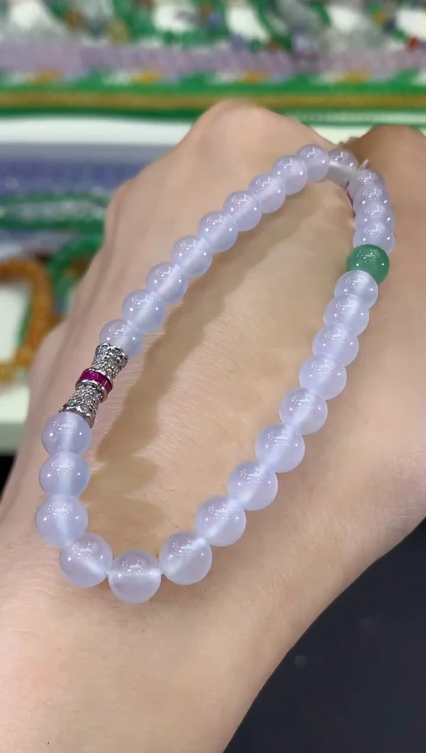 未镶嵌手串翡翠C243